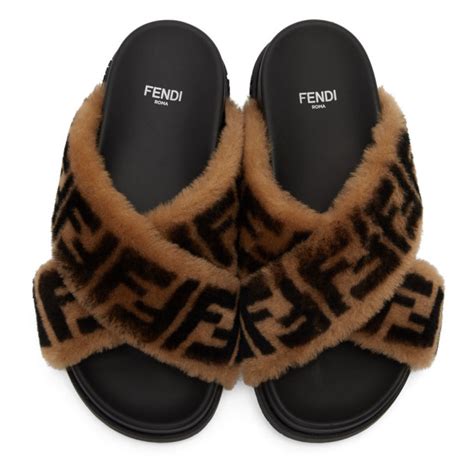 fendi fur slides|fendi slides on sale.